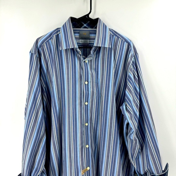 Thomas Dean Longsleeve Button Down Shirt - Picture 3 of 8